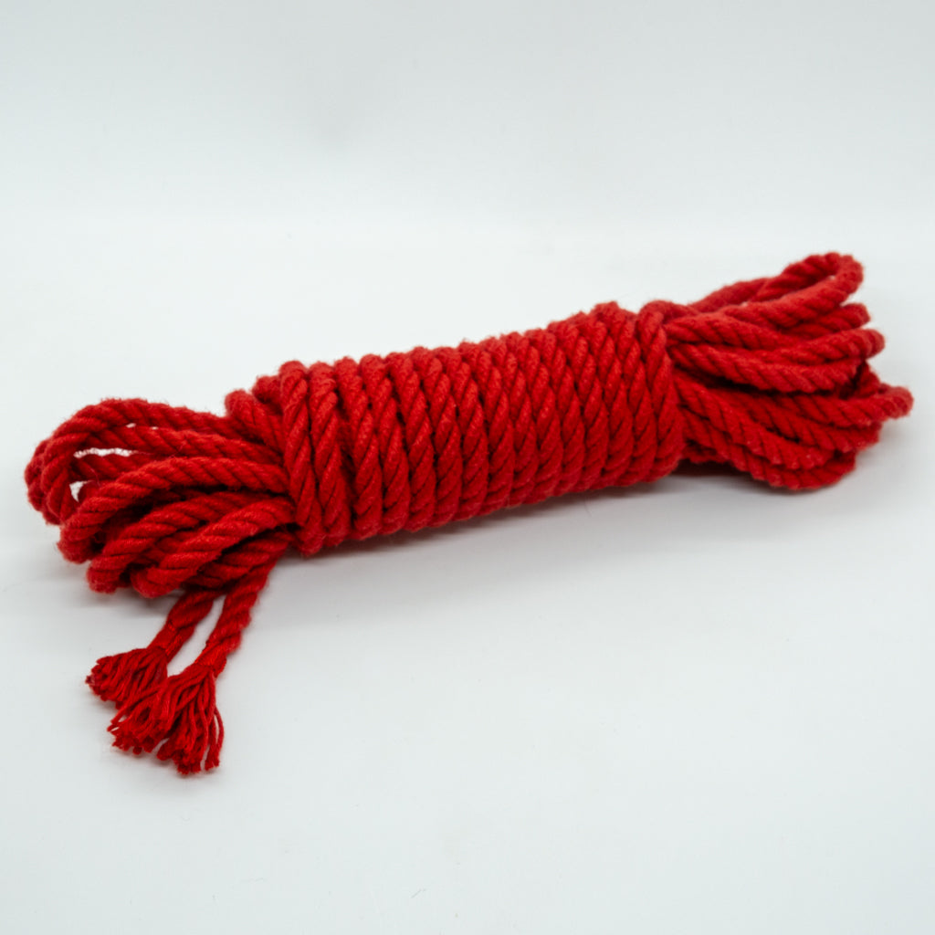 Knot Posh™ Shibari Bondage Rope - Ruby Red – Knotty Candles